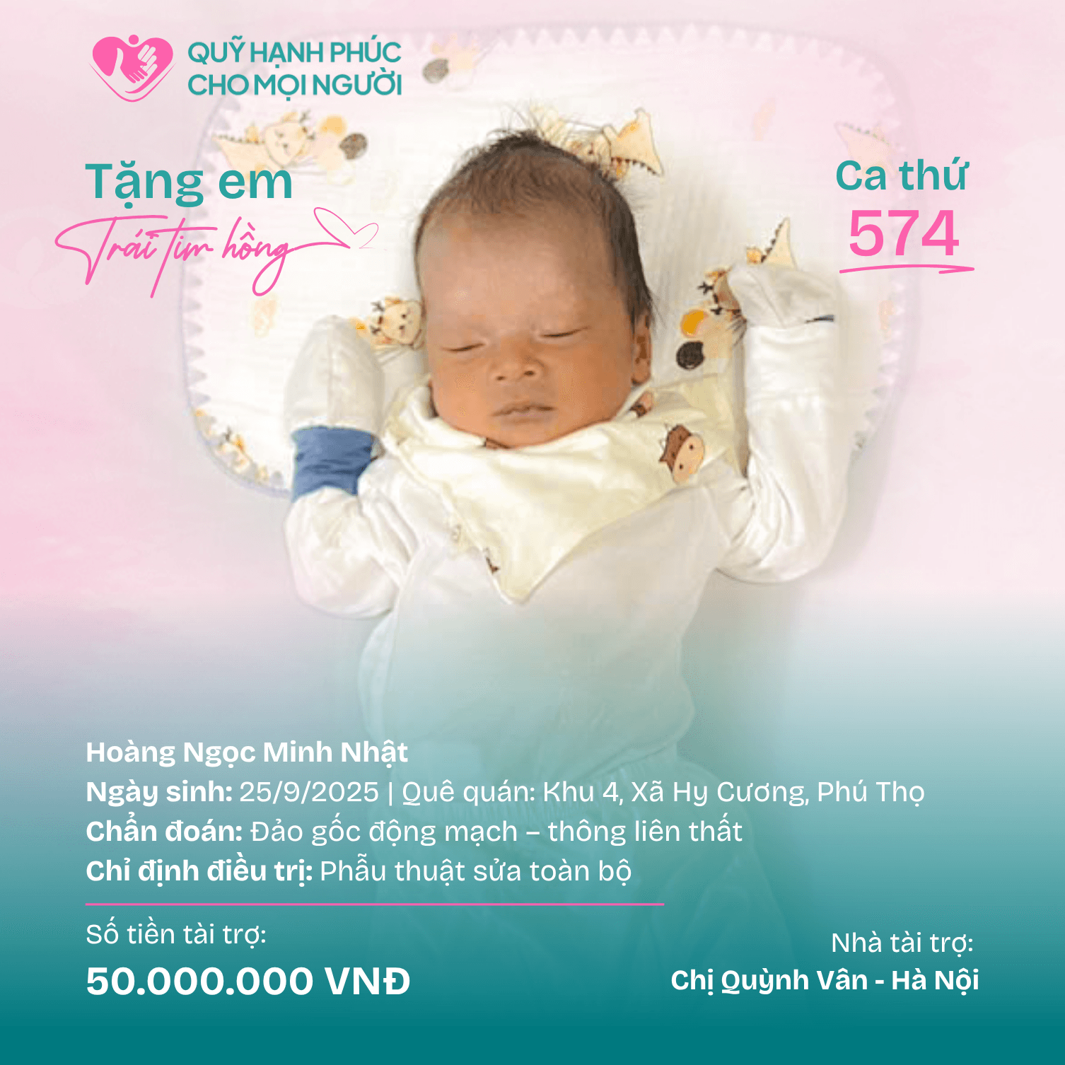 THÔNG BÁO: TRAO TẶNG TRÁI ❤️ HỒNG SỐ 574!