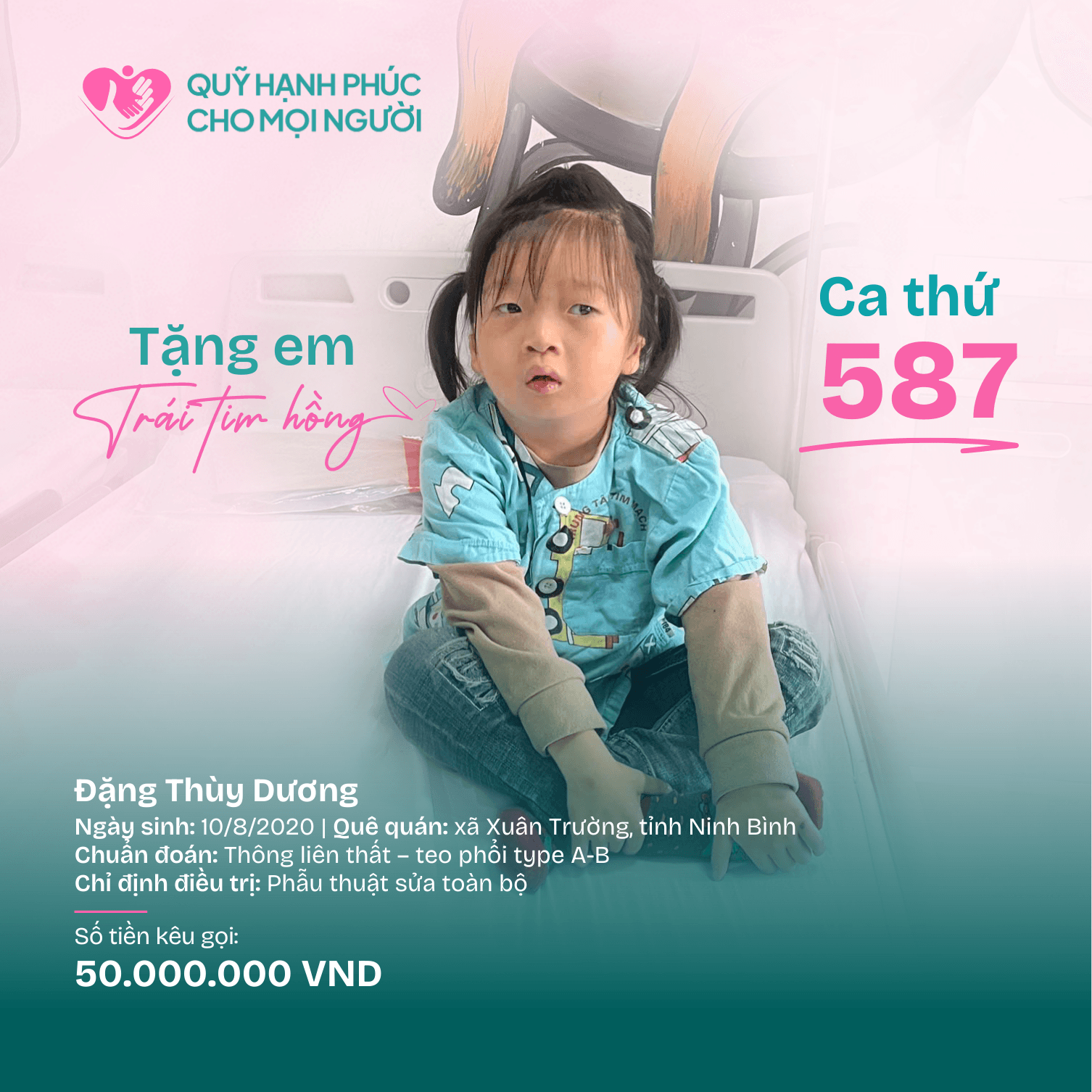 TẶNG EM TRÁI TIM HỒNG SỐ 587!