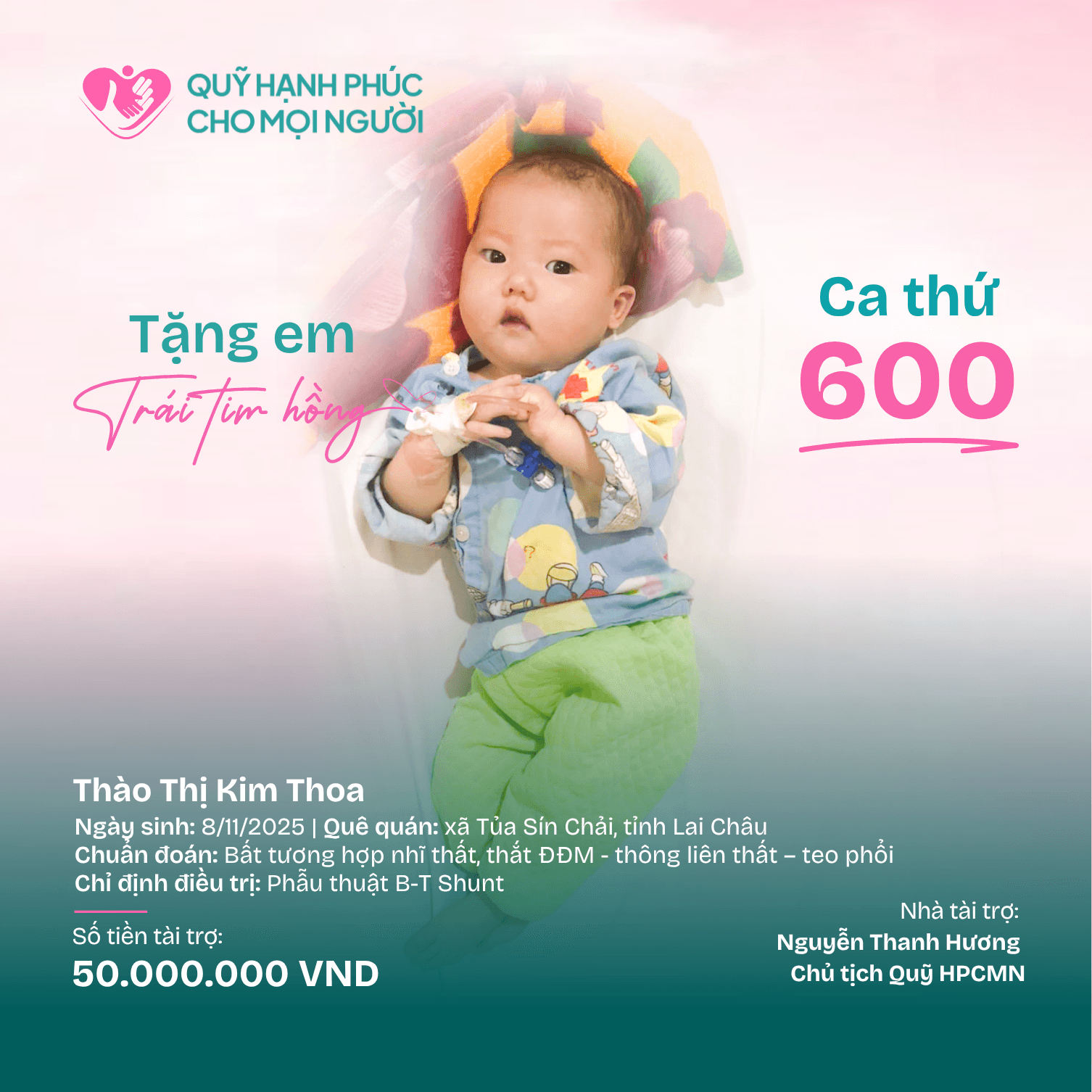 THÔNG BÁO: TẶNG EM TRÁI ❤️HỒNG SỐ 600!