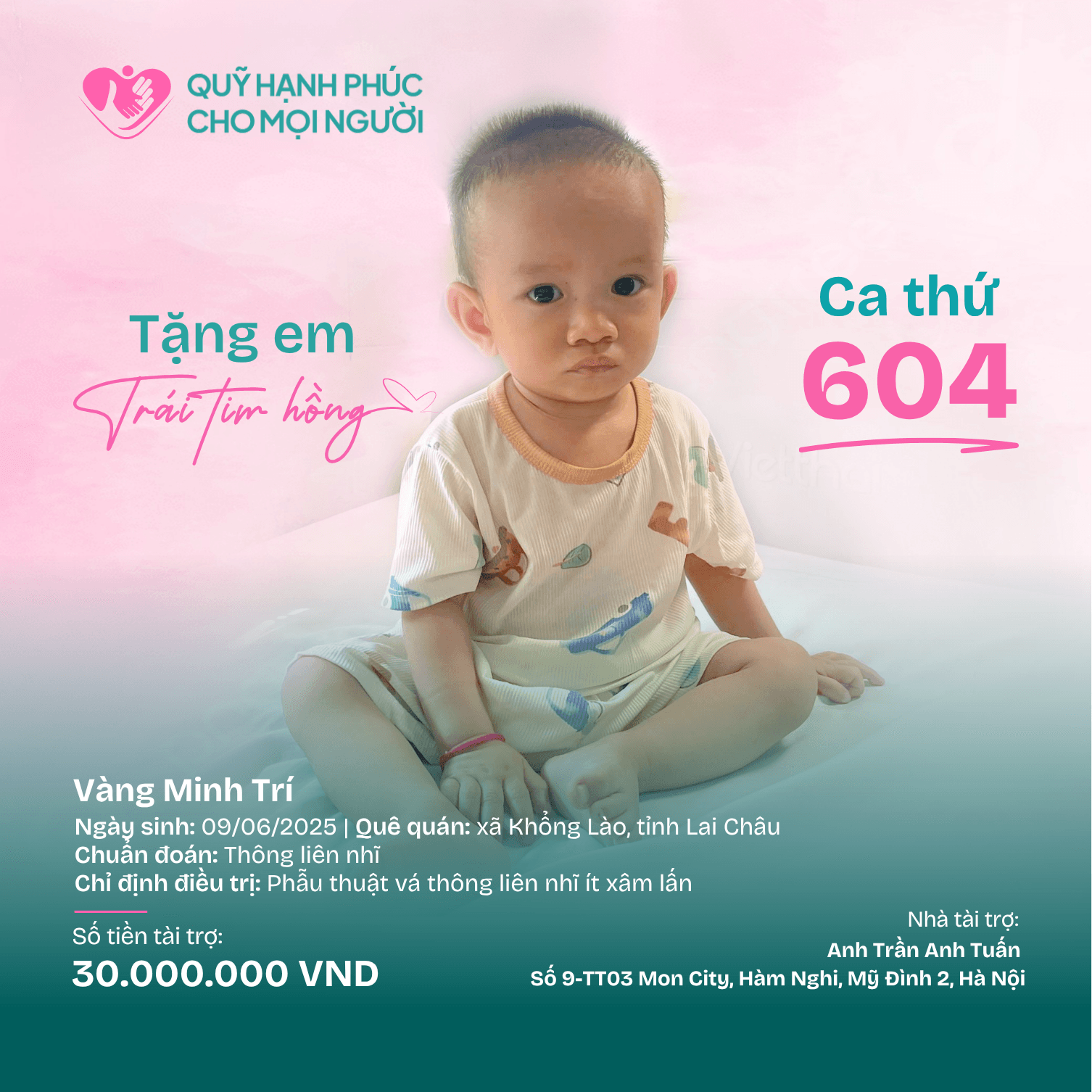THÔNG BÁO: TẶNG EM TRÁI ❤️HỒNG SỐ 604