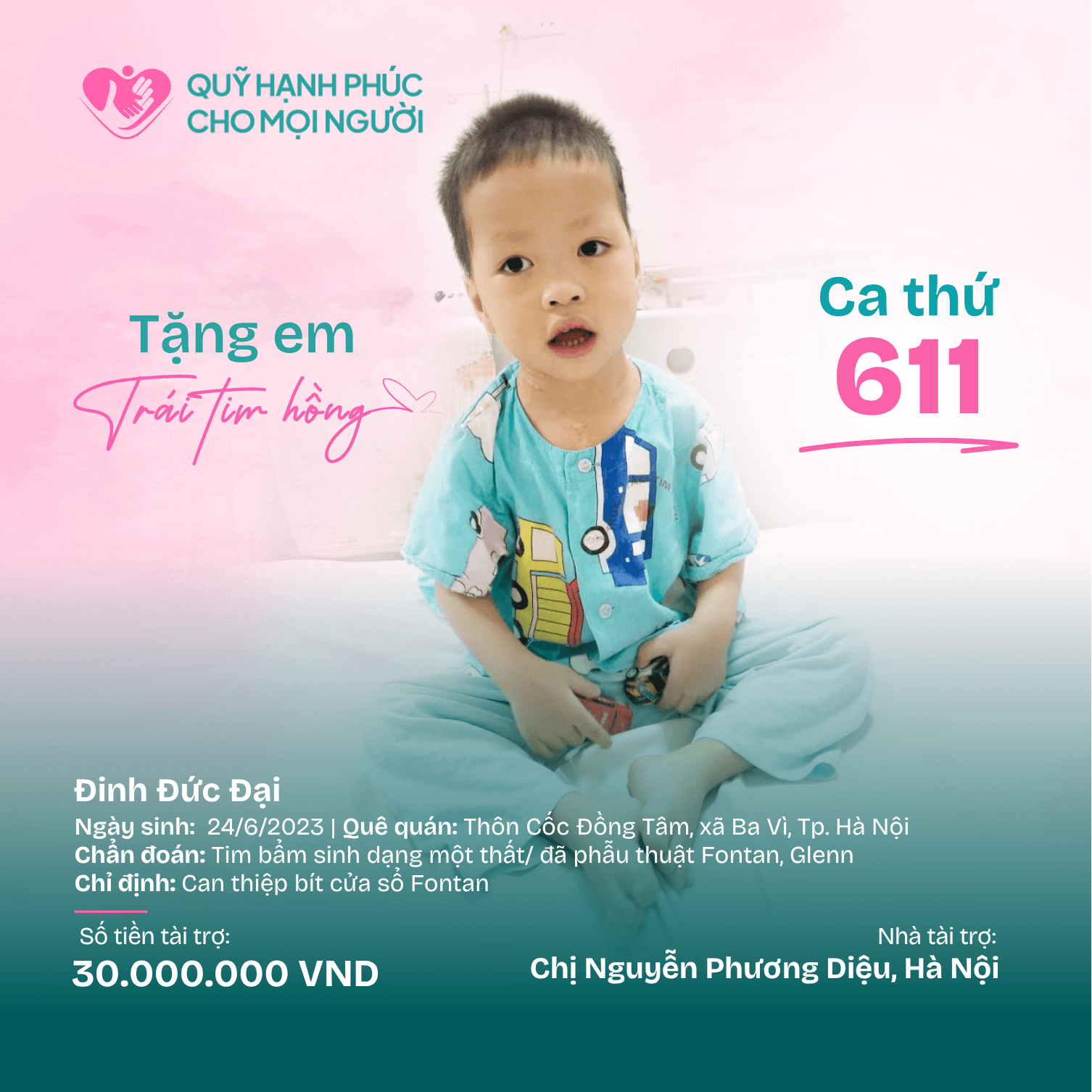 THÔNG BÁO: TẶNG EM TRÁI ❤️HỒNG SỐ 611! 