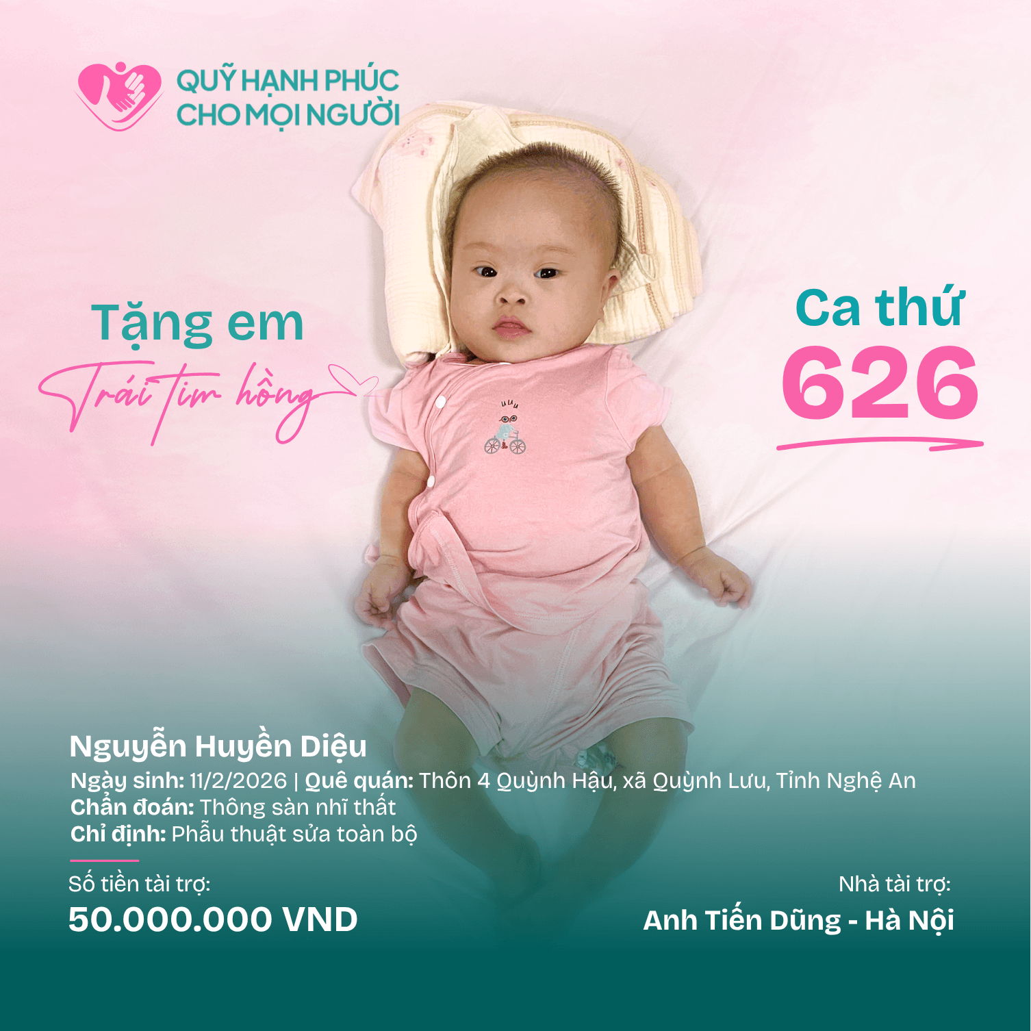 THÔNG BÁO: TẶNG EM TRÁI ❤️ HỒNG SỐ 626