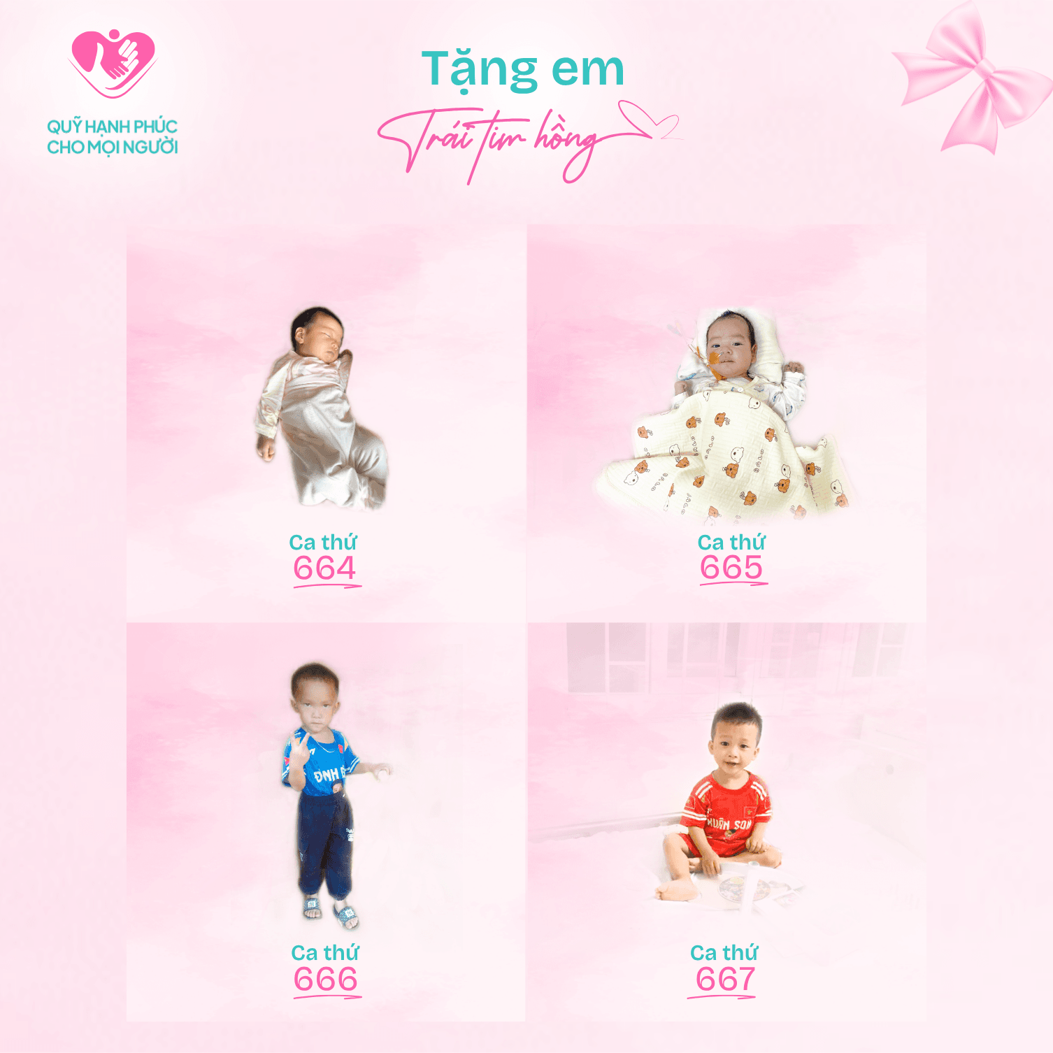 THÔNG BÁO: TẶNG 04 TRÁI ❤️ HỒNG SỐ 664 - 667!