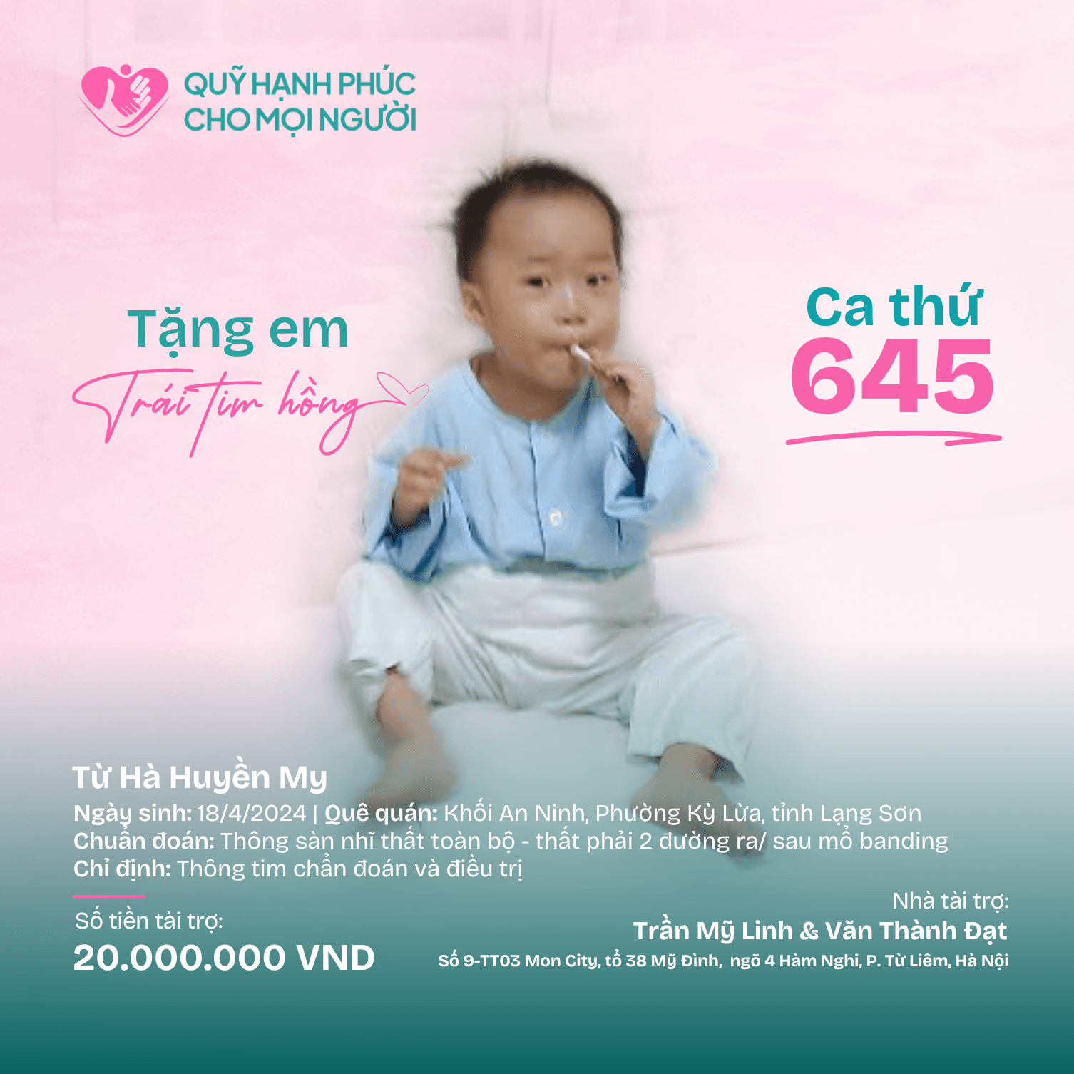 THÔNG BÁO: TẶNG EM TRÁI ❤️ HỒNG SỐ 645!